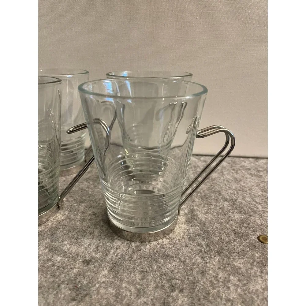 4 IKEA Cappuccino Mugs #1547